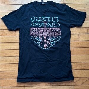 Next Level Apparel Moody Blues Classic Rock Band Black Tee Men’s Size M Medium